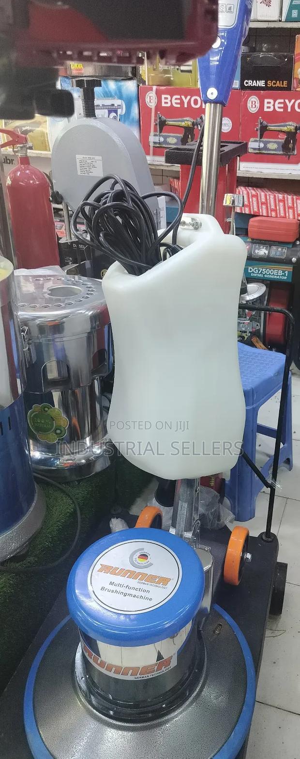 Restocked Floor Scrubber Machine - main view