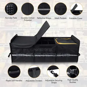 Folding Trunk Storage / Organizer With Food / Drinks Special Storage
