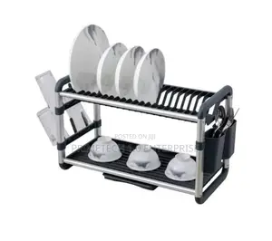 2 Layer Kitchen Drying Rack for Kitchen Counter