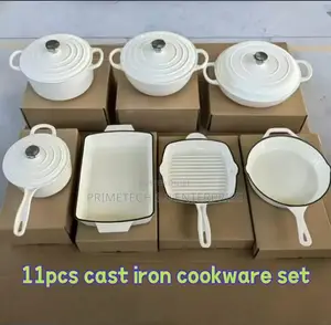 11pcs Cast Iron Cookware Set
