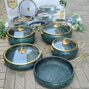 9pcs Granite Coating Kitchen Cookware Set