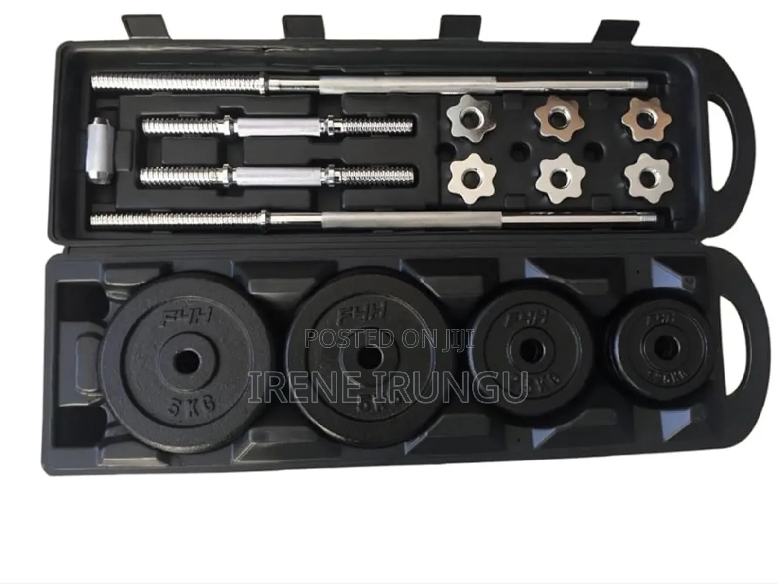 1.5mtr Barbell 50kg Dumbbell Set
