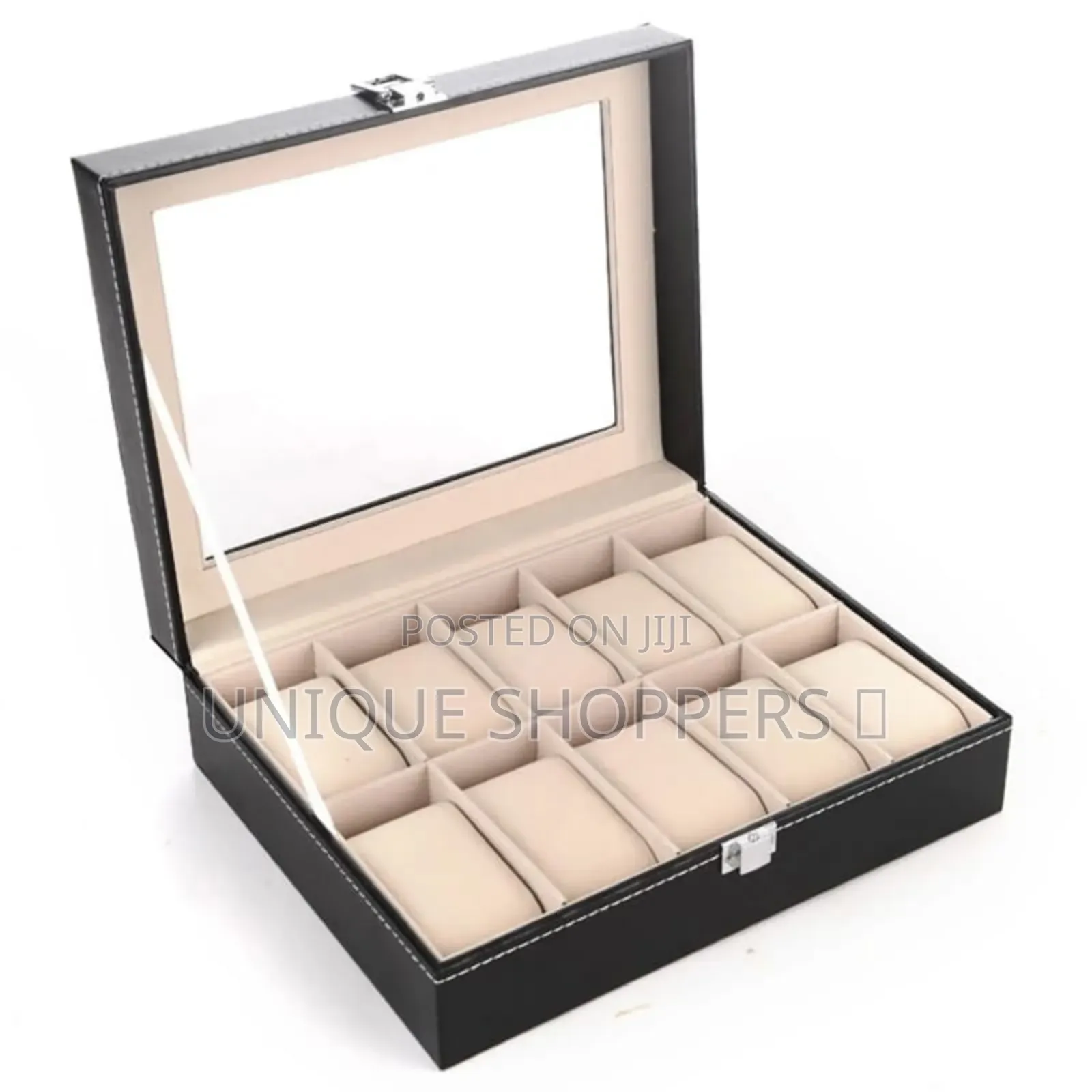 10 Slots Watch Organizer/Storage Box*
 Keeps Watches Dust Free