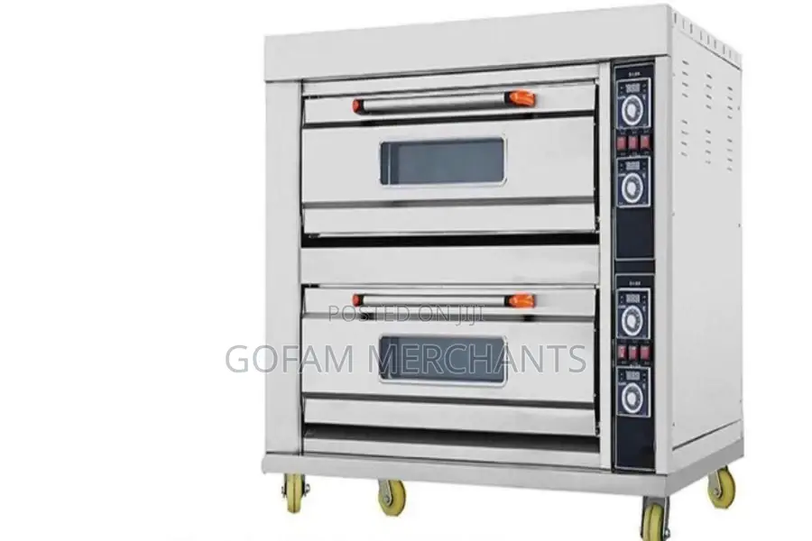 Premier Commercial Electric Oven Two Deck Four Trays
