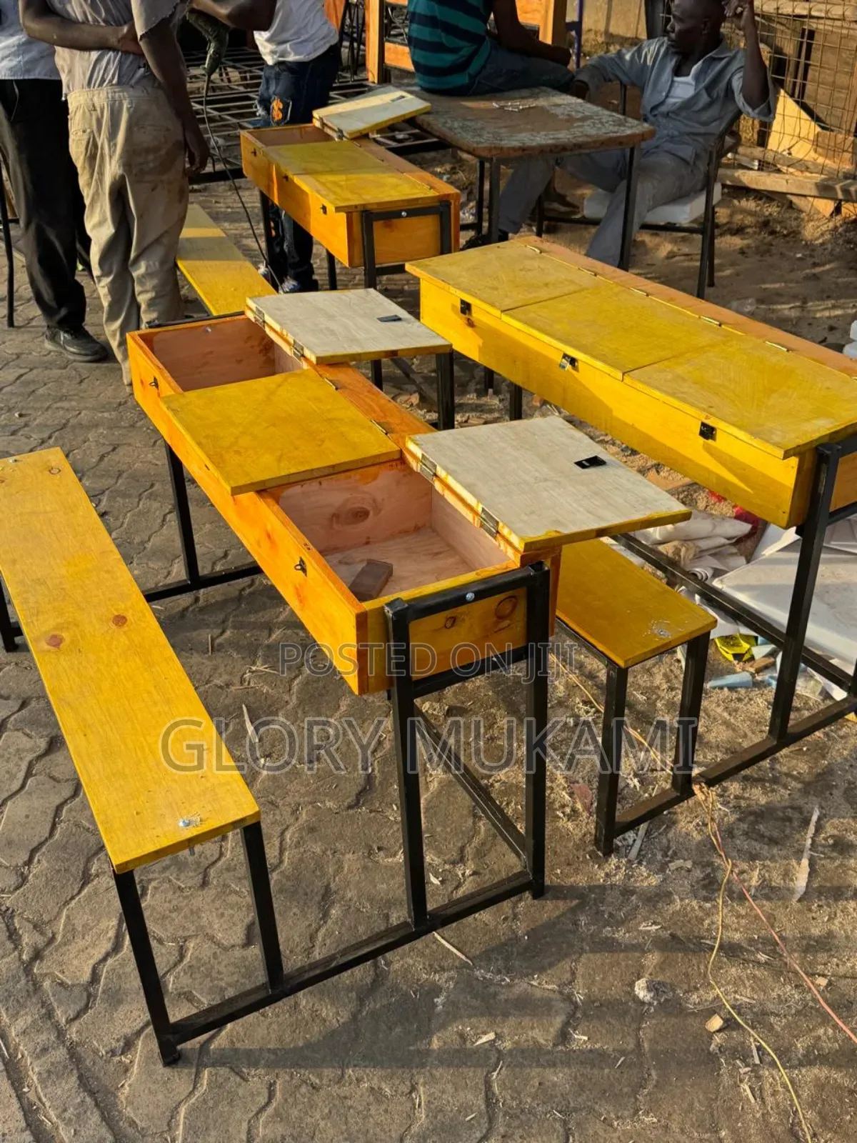 School Desk 3 Drawers
