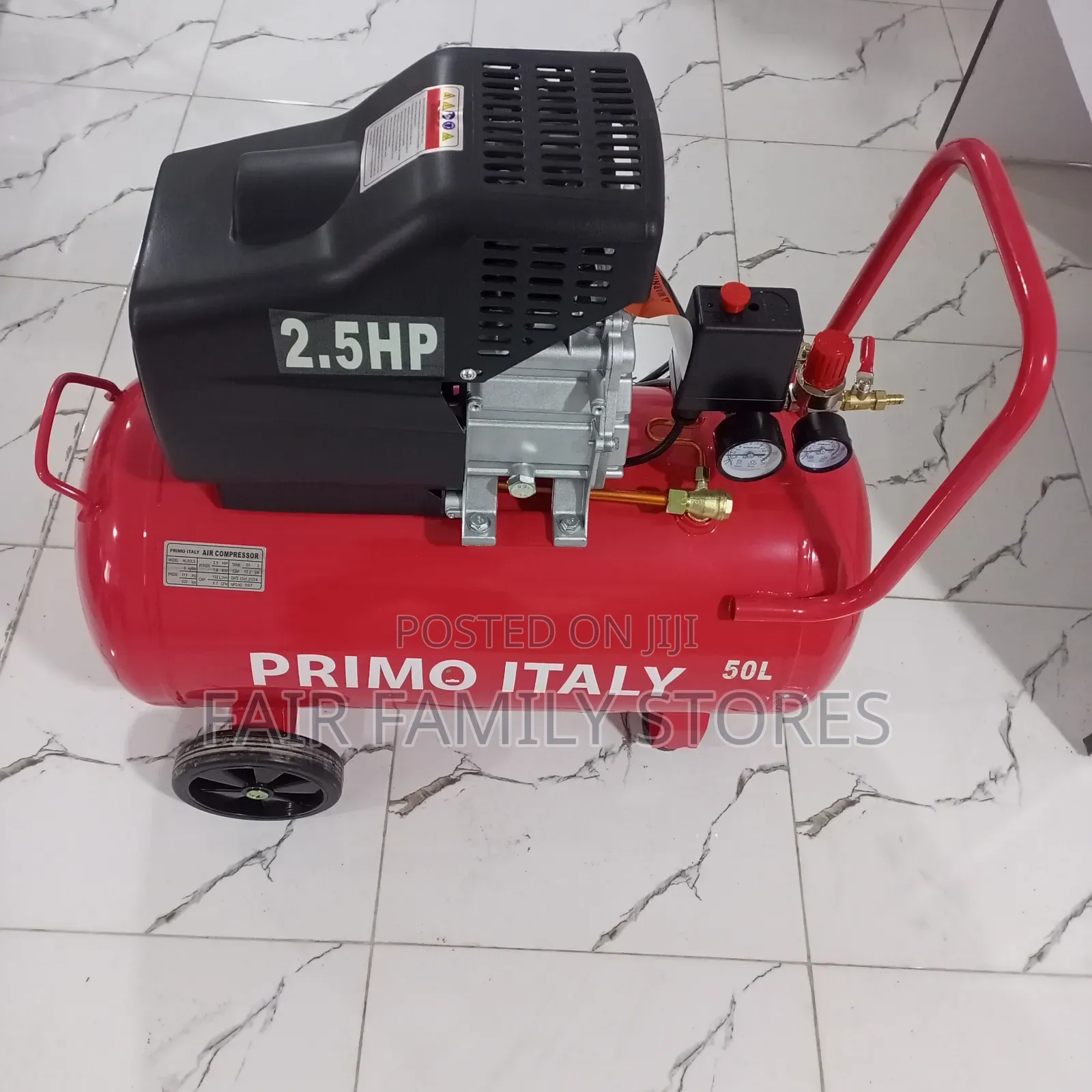 Primo Italy 50l Direct Air Compressor