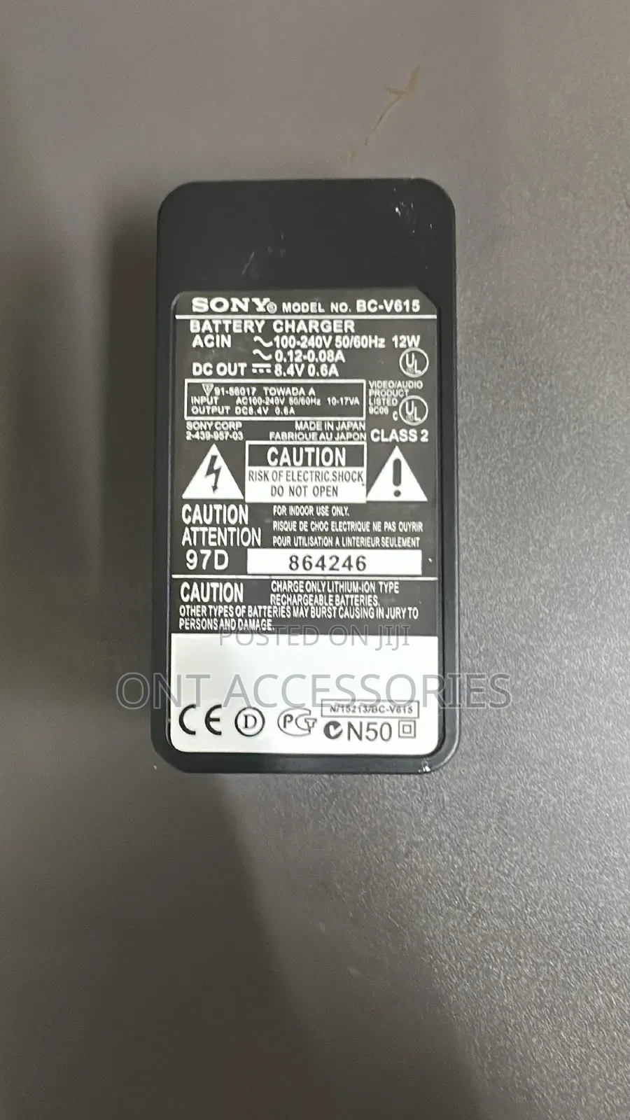 Bc-V615 Battery Charger for Np-F970, Np-F770, and Np-F550 Batteries