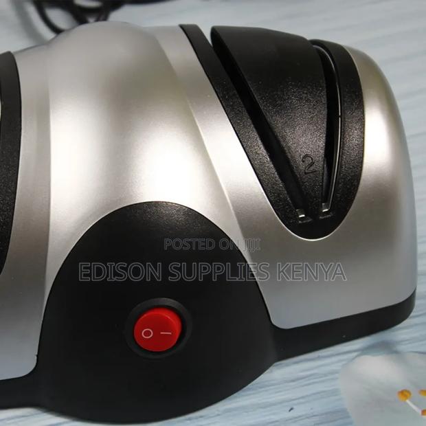 Electric Knife Sharpener Double Head Kitchen Knife Blade Sharpener - thumbnail 2