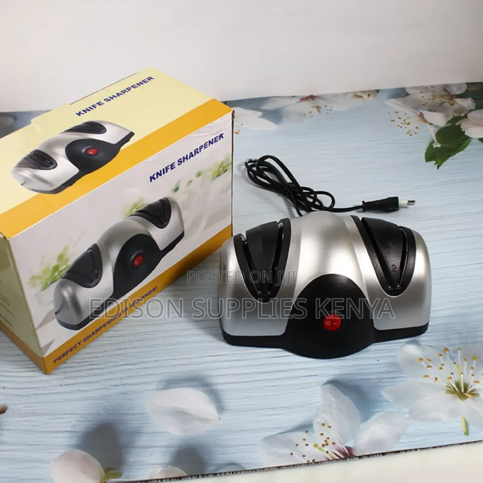 Electric Knife Sharpener Double Head Kitchen Knife Blade Sharpener