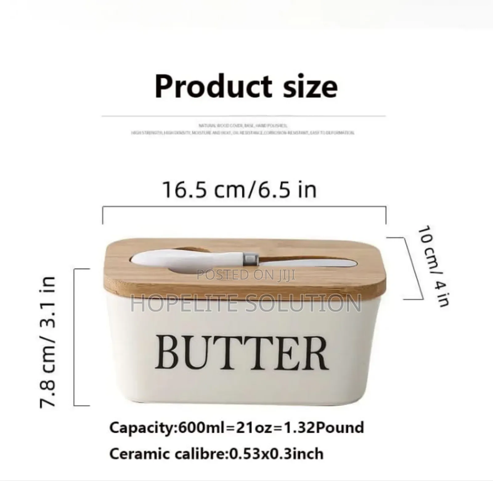 Ceramic Butter Set
