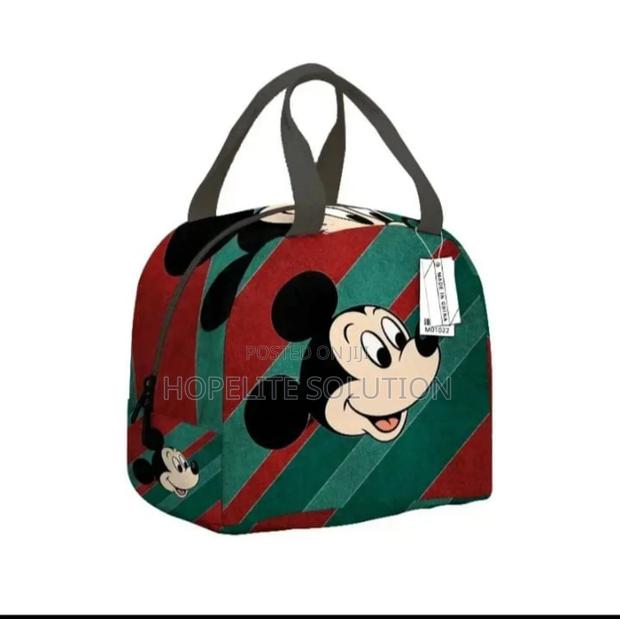 Cartoon Themed Insulated Lunch Bag
