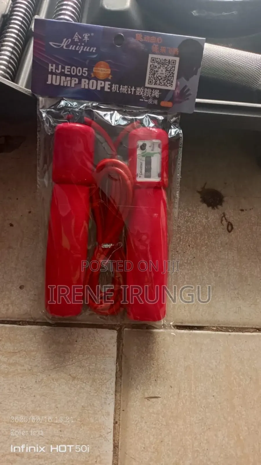 Red Counter Skipping Ropes