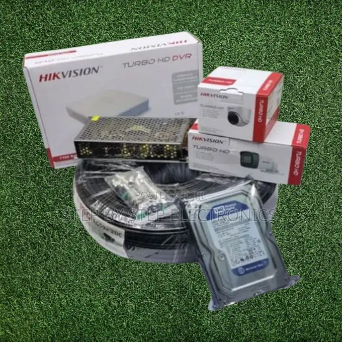 Hikvision 2- 1080p CCTV Cameras Security Kit With Motion Detection DVR