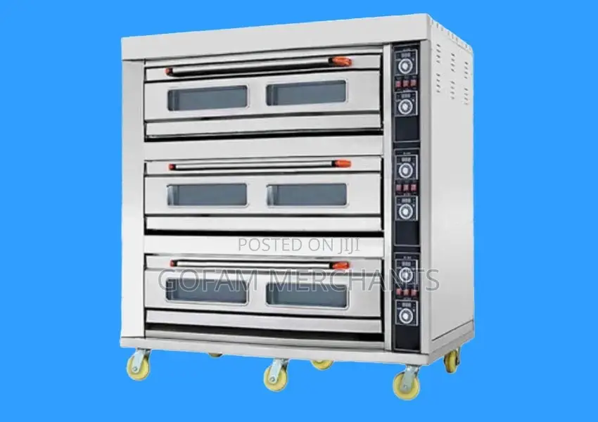 Commercial Electric Oven 3 Decs 9 Trays