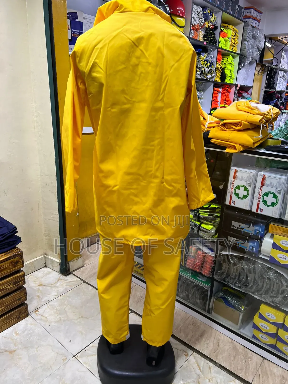 Yellow Durable Chemicals Suits