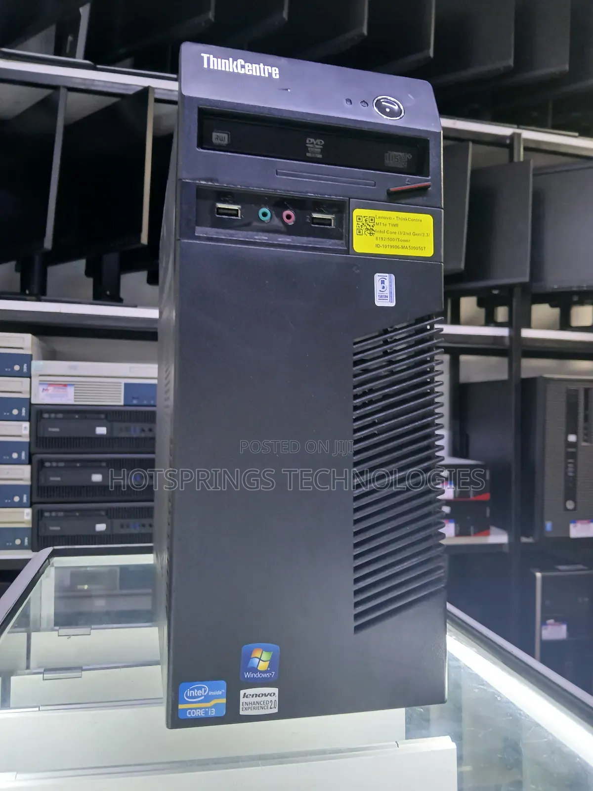 Desktop Computer Lenovo ThinkCentre M710 8GB Intel Core i3 HDD 500GB