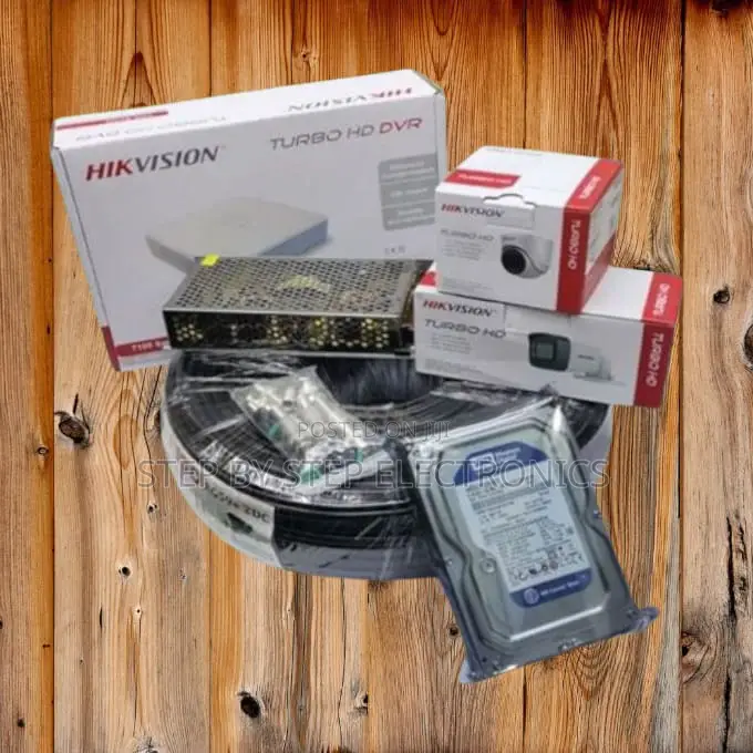 Hikvision 2 CCTV Cameras 1080p Full Hd Waterproof Outdoor Security Kit