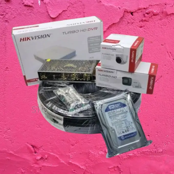 Hikvision 1080p 2 Cameras CCTV Kit With Night Vision and Motion Alerts