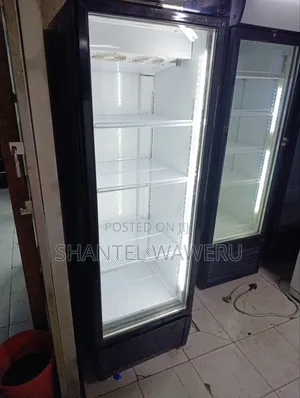 420litres Black Display Fridge