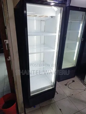 420litres Black Display Fridge