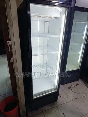 420litres Black Display Fridge