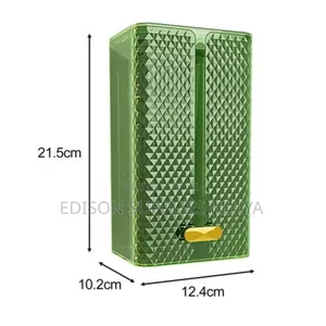 Wall Mounted Tissue Serviette Dispenser Acrylic Paper Towel Holder