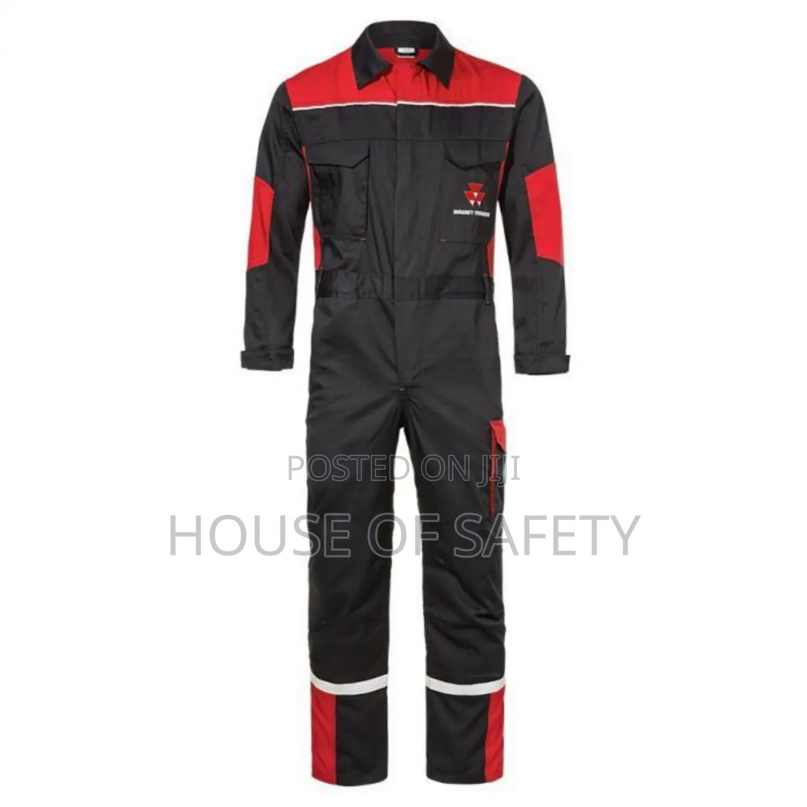 Red And Black Coveralls For Ladies