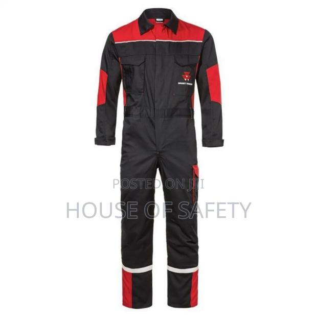 Red And Black Coveralls For Ladies