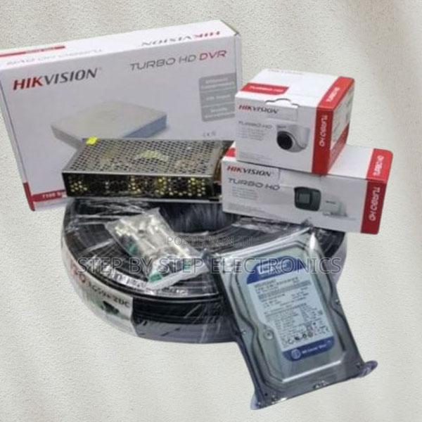 2 Hikvision 1080p Full Hd 2.0mp Resolution CCTV Cameras Full Package
