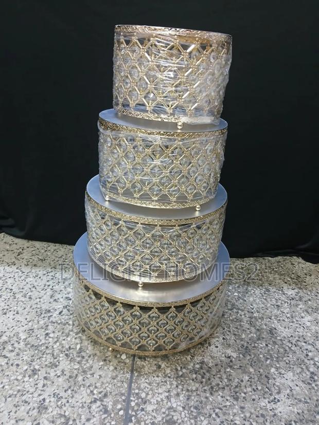 4pcs Gold Cake Stands-Elk