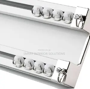Sleek Double Curtain Rail