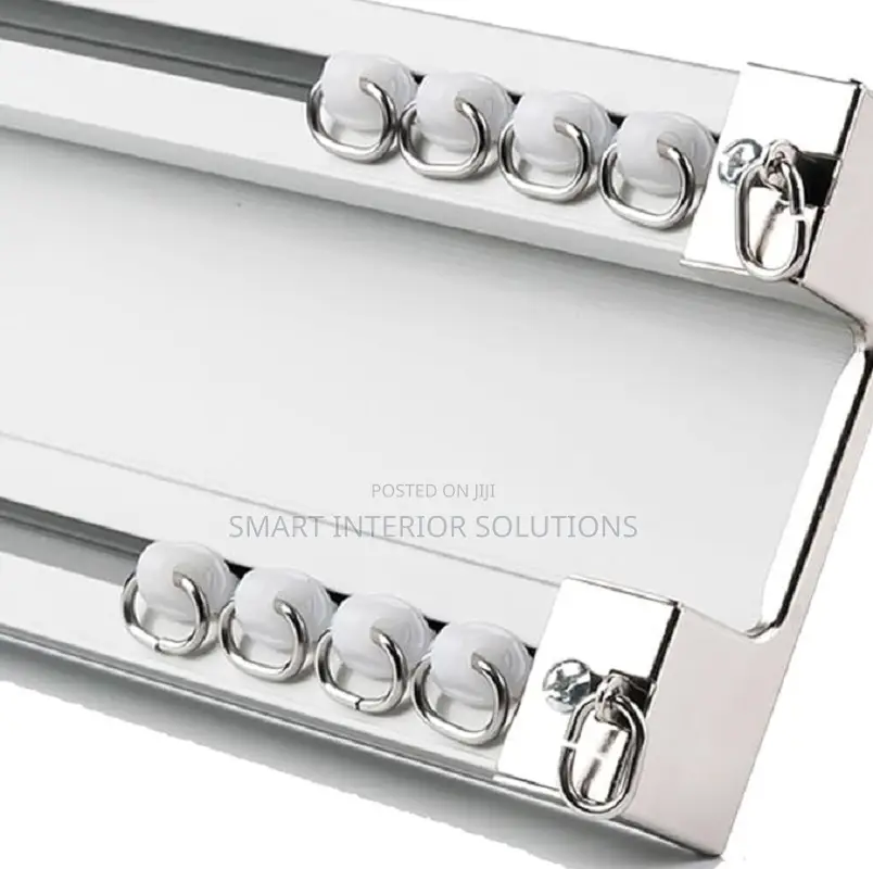 Sleek Double Curtain Rail