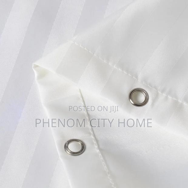 Privacy Bathroom Curtains With Hooks - thumbnail 2