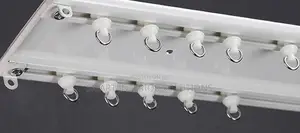 Bedroom Double Curtain Rail