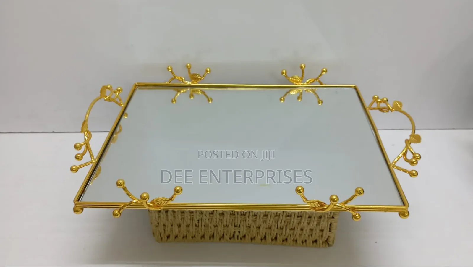 Nordic Vintage Decorative Dining / Cosmetics Vanity Tray