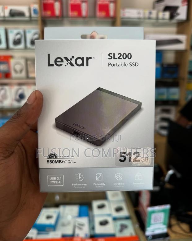 Lexar 512gb Sl200 External Portable SSD 512gb - main view