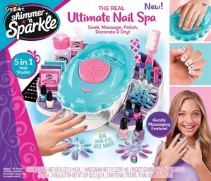 Shimmer Sparkle Kids Nail Spa Studio Set