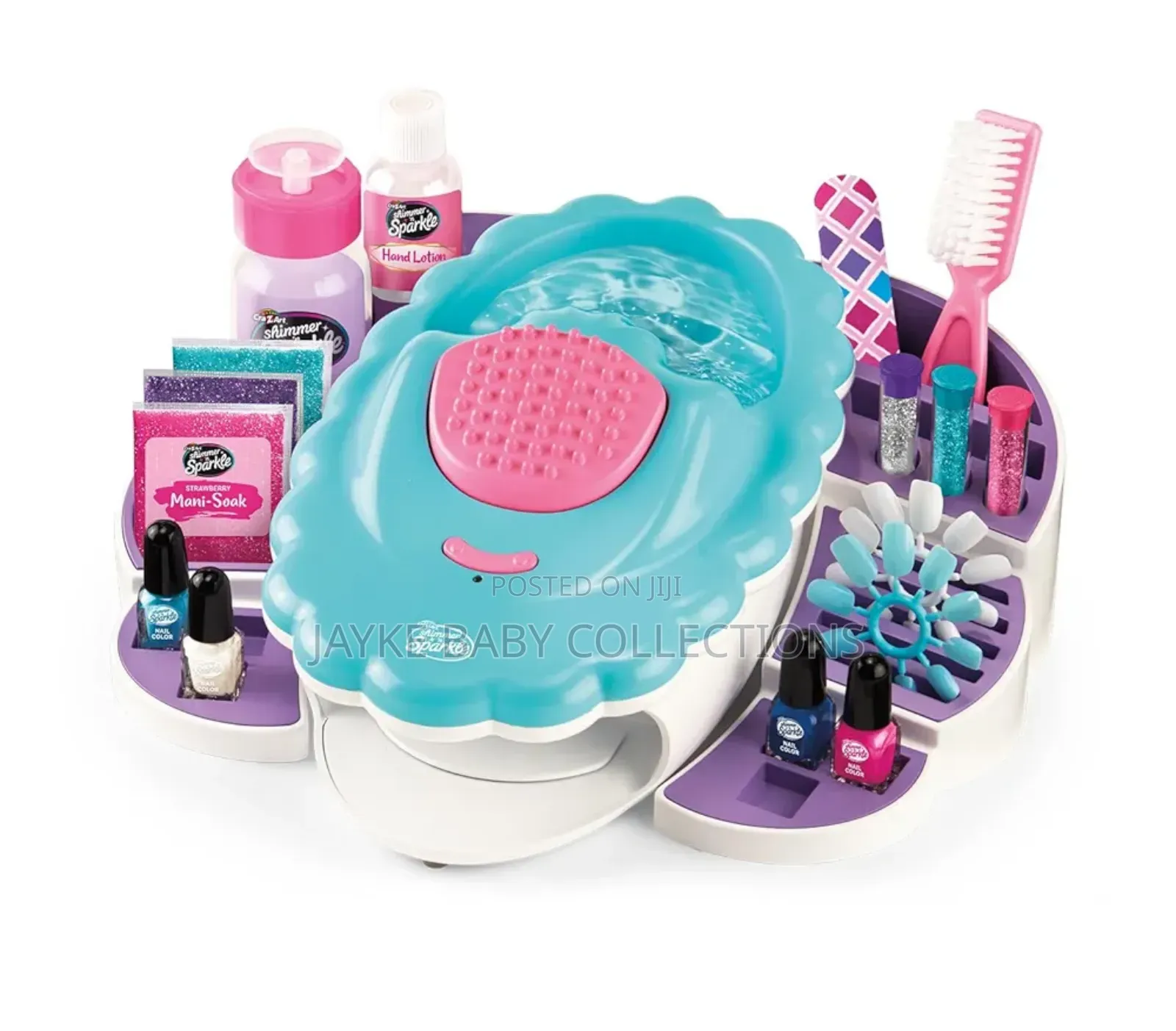 Shimmer Sparkle Kids Nail Spa Studio Set