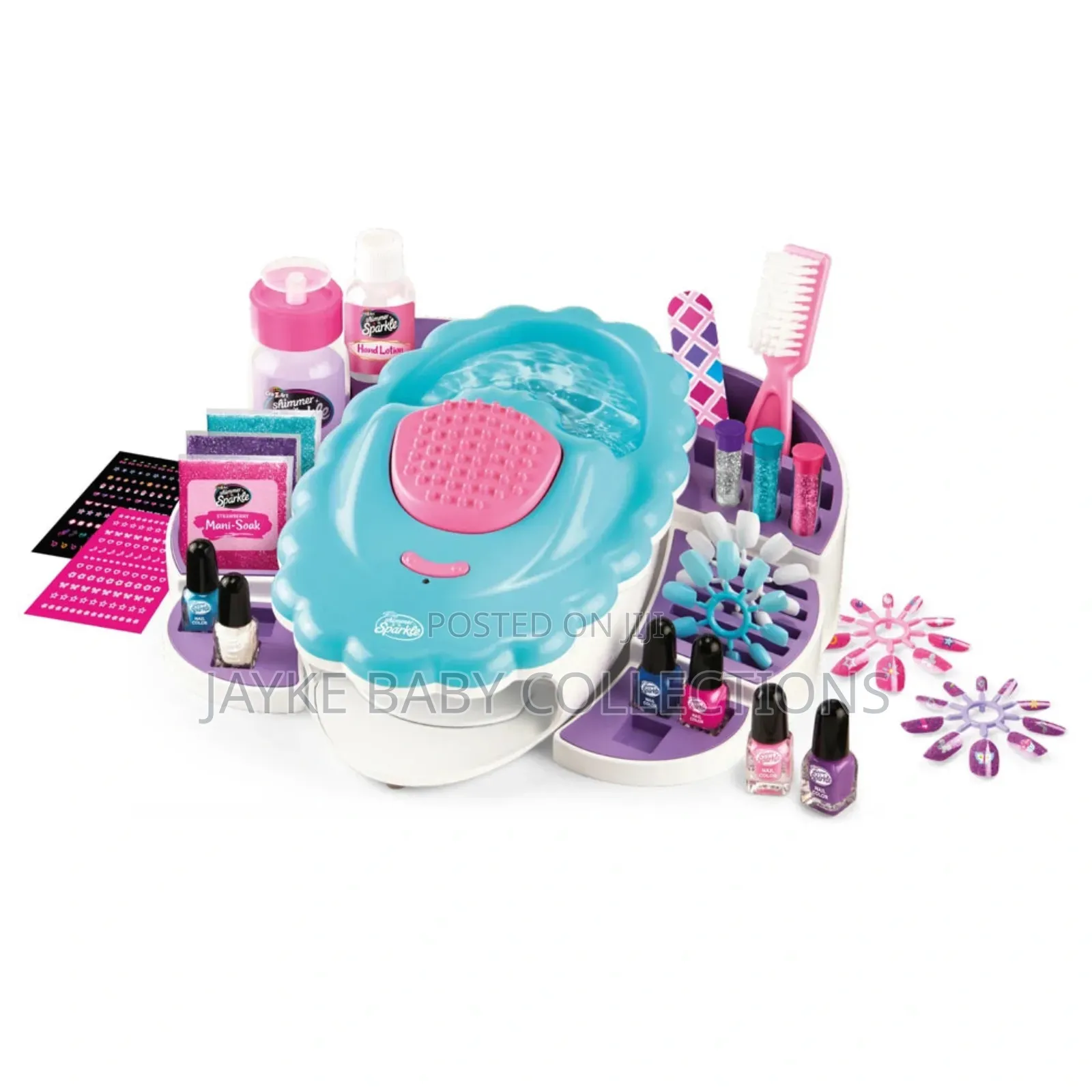 Shimmer Sparkle Kids Nail Spa Studio Set