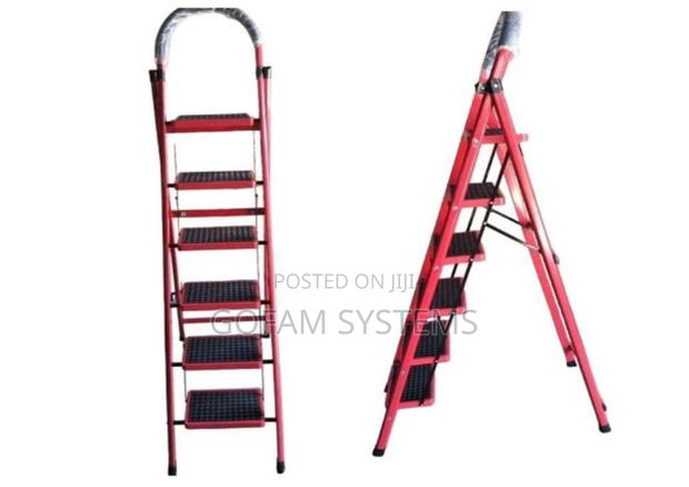Foldable Six Step Ladder - main view