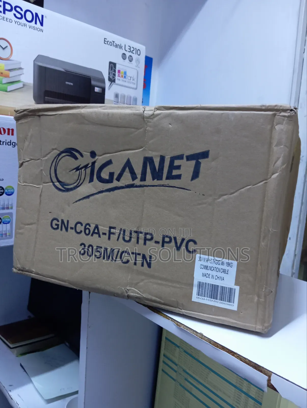 Giganet Cable 305m F/Utp Ethernet Pure Copper Giganet F/Utp