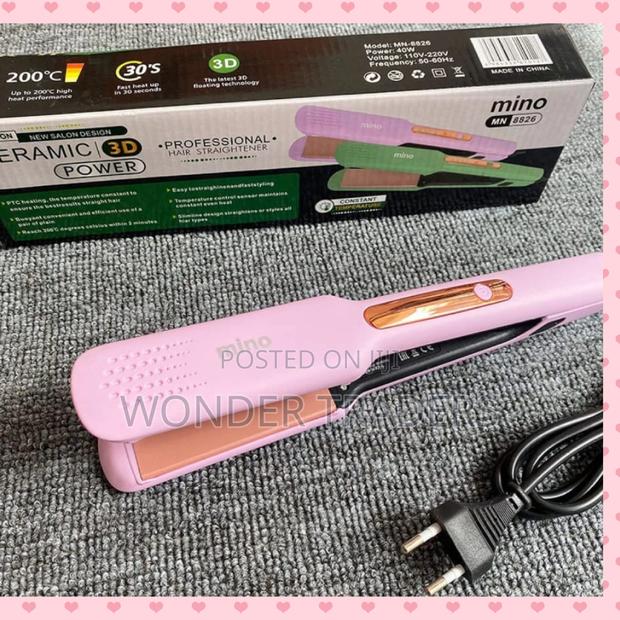 Proffesional Ceramic Hair Straightener Flat Iron 3d Power* - main view