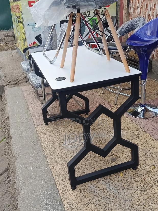 Metallic Office Desk - main view