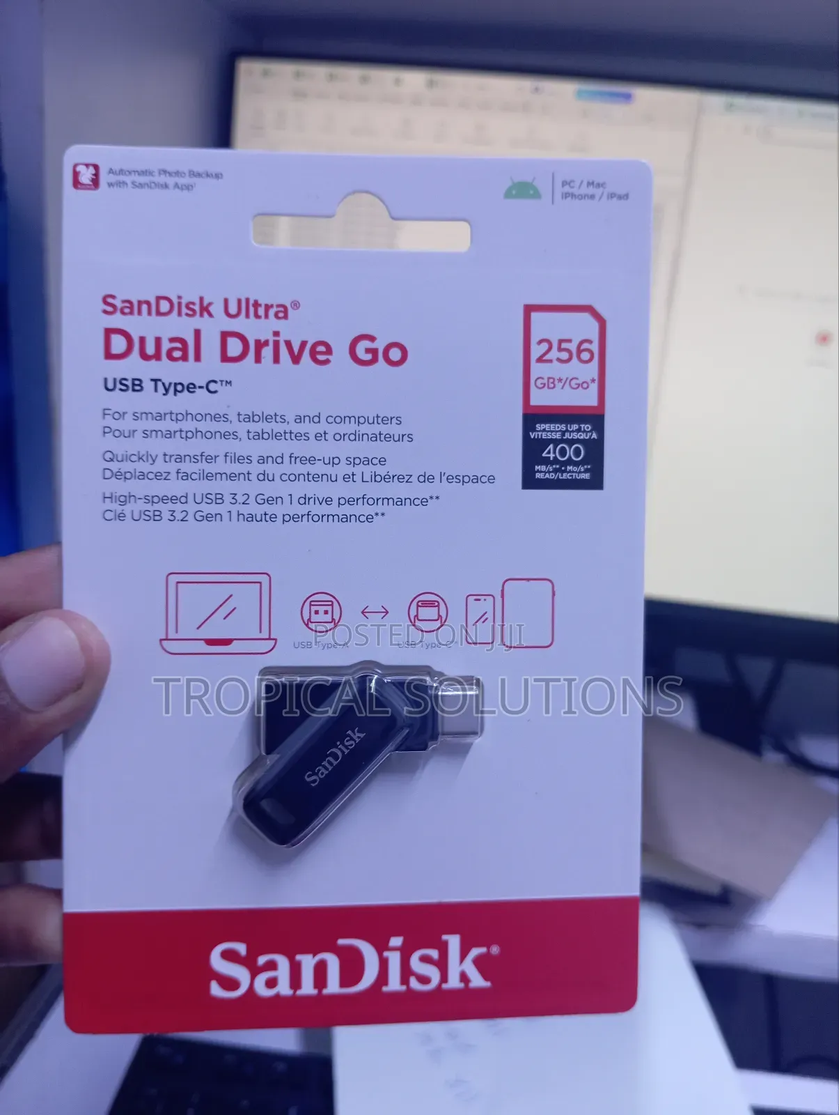 Sandisk Ultra Dual Drive Go Usb Type C 256gb
