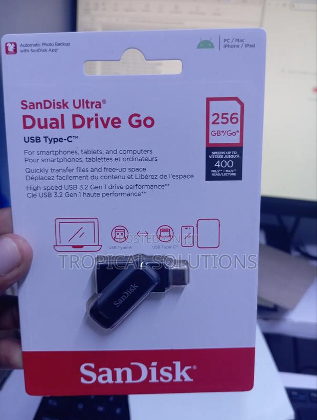 Sandisk Ultra Dual Drive Go Usb Type C 256gb - thumbnail 3