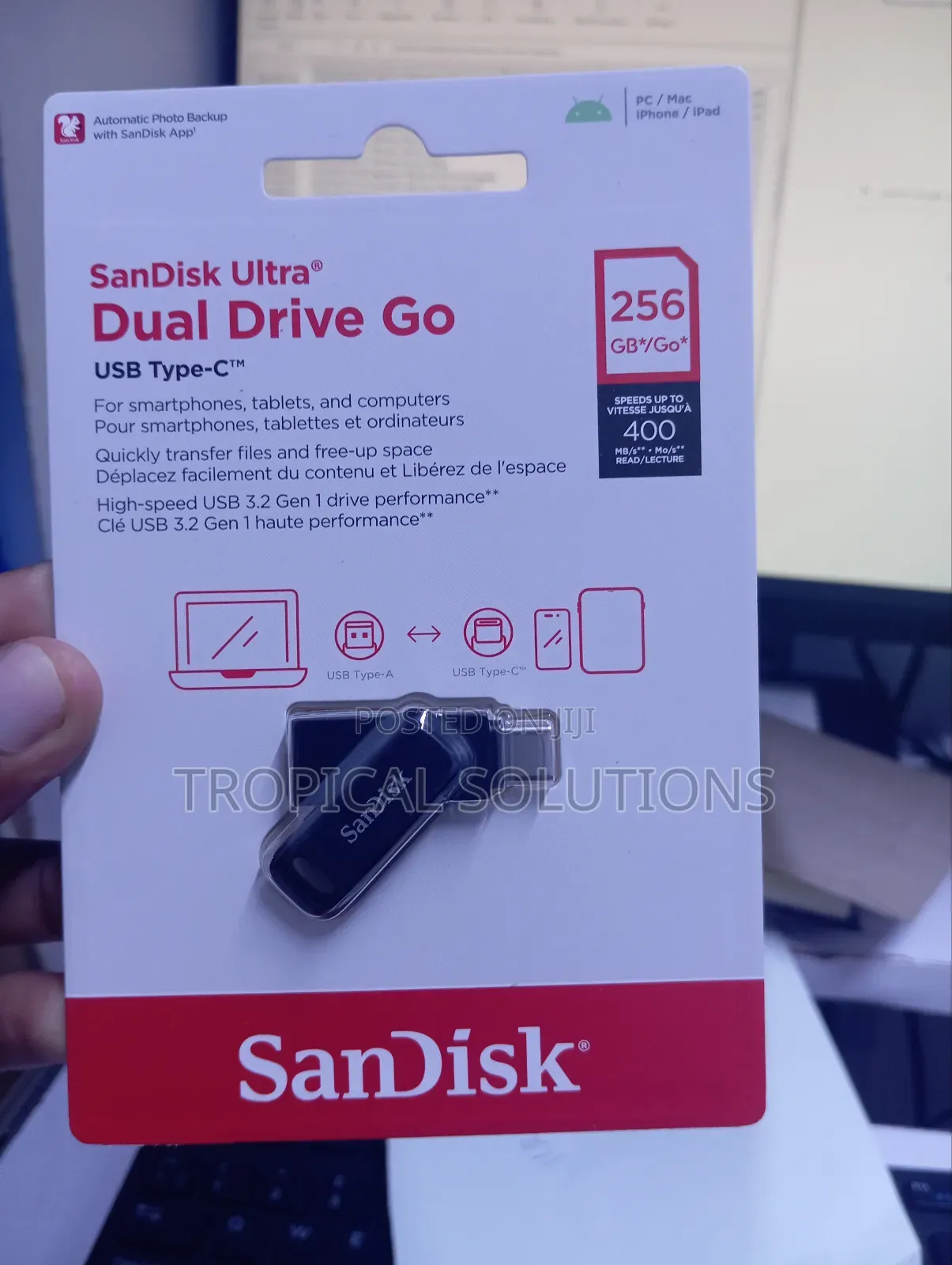 Sandisk Ultra 256gb Dual Drive Usb Type C 246gb Dual Drive Usb