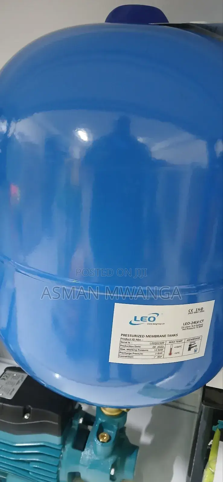 Pressure Boost Tank 24l Blue