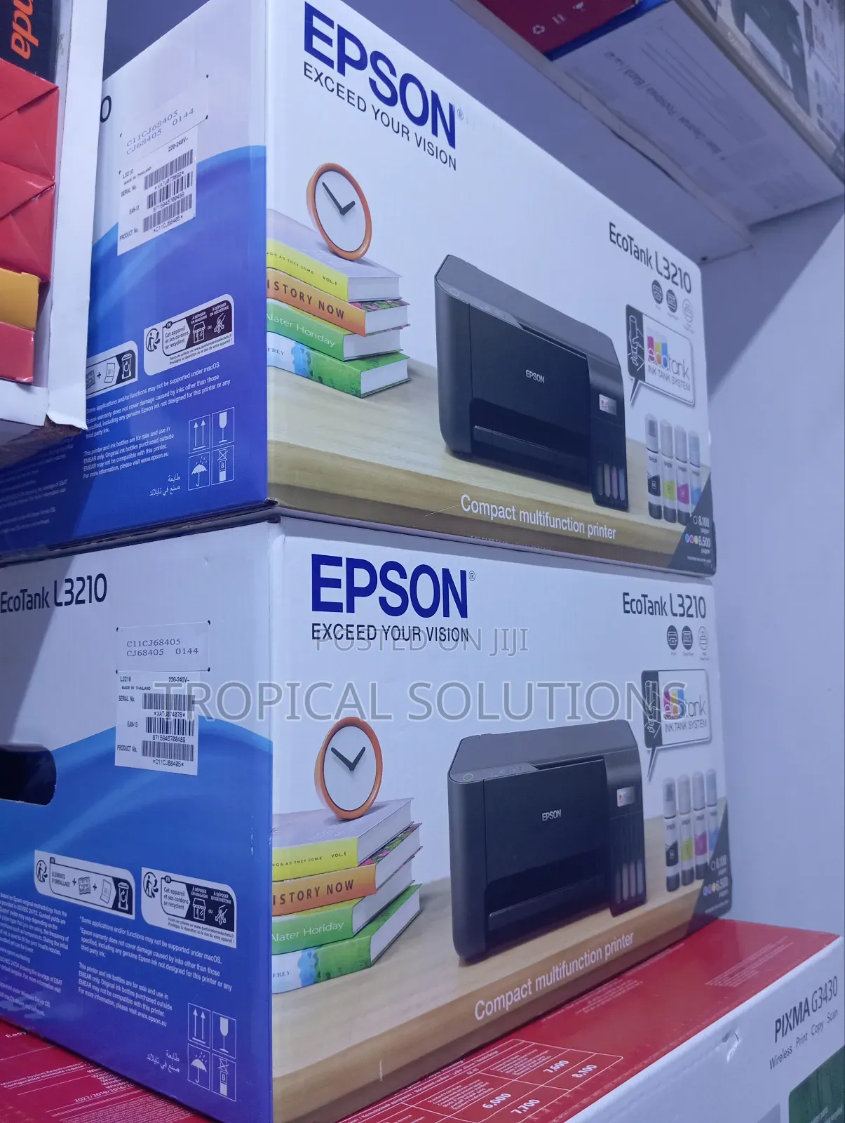 Epson L3210 Inkjet Printer L3210 Ecotank Printer Available