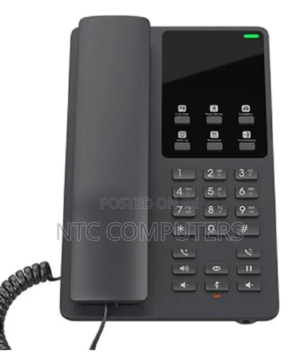 Ghp621 2 Sip Accounts, 2 Lines 1x Ethernet 10/100 Poe, No Lcd, No Psu