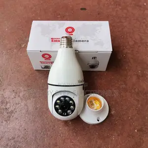 Smart 360° PTZ Wifi Bulb Camera Motion Detection Home Security